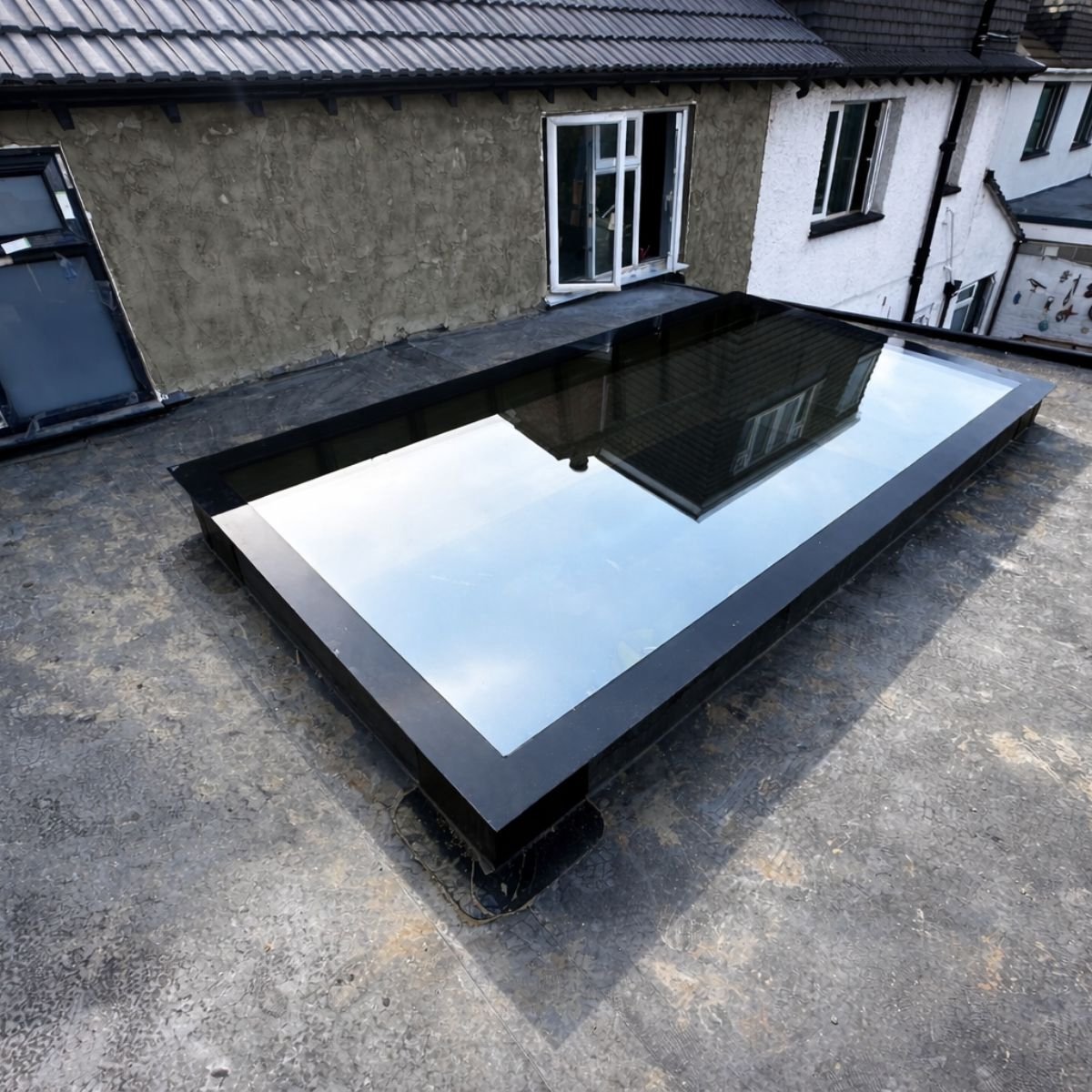 Daklicht voor Plat Dak 120x250 cm – HR+++ Triple Glas – UV Bescherming
