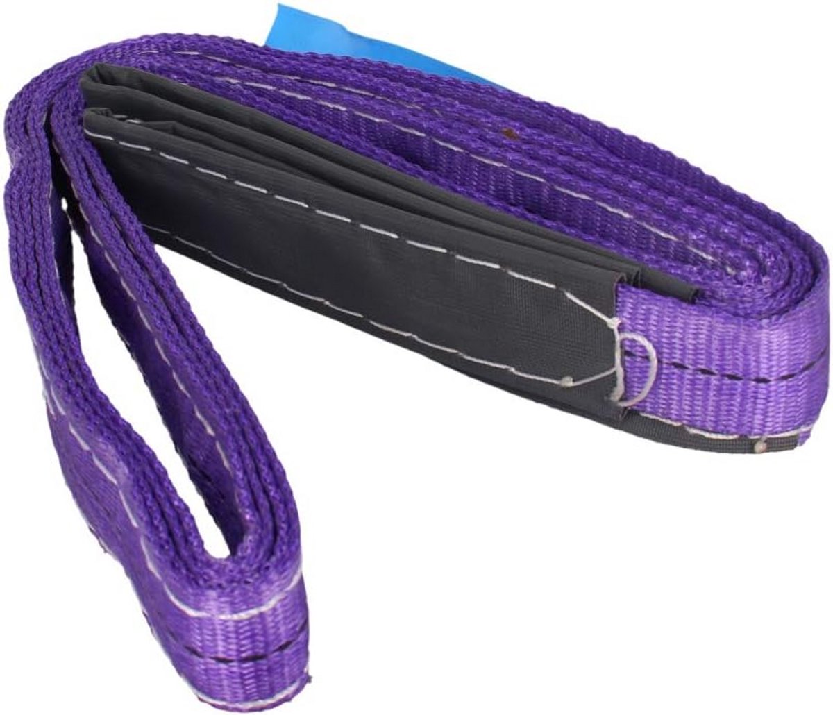 Robuuste Hefband Oog-Oog 3 Meter Lengte 25mm Breed voor Hijsen en Touwen