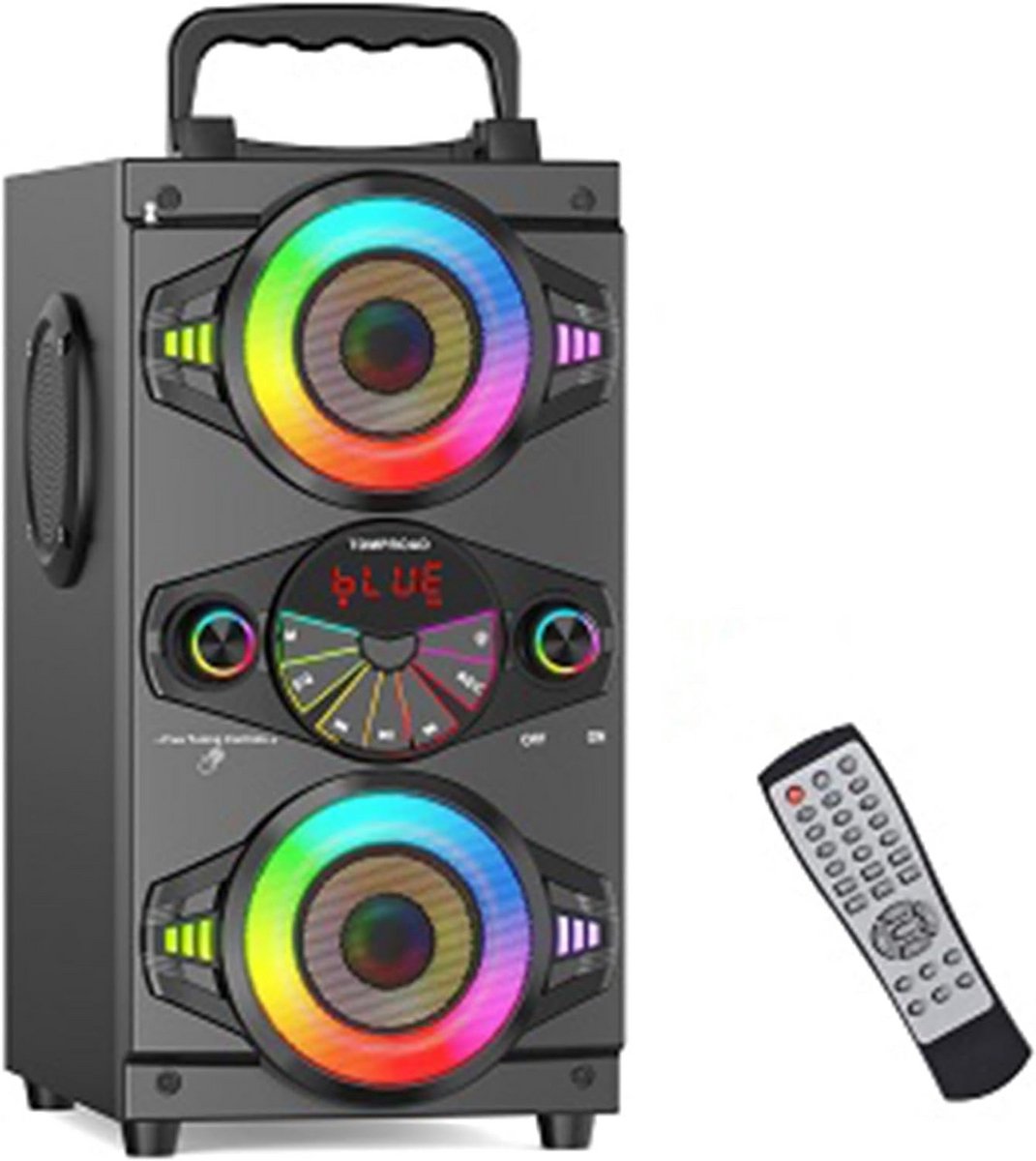 Draagbare Bluetooth Luidspreker - Draadloze Speaker Boombox - Feestmuziek Afspelen - Krachtig 60W Stereo Geluid