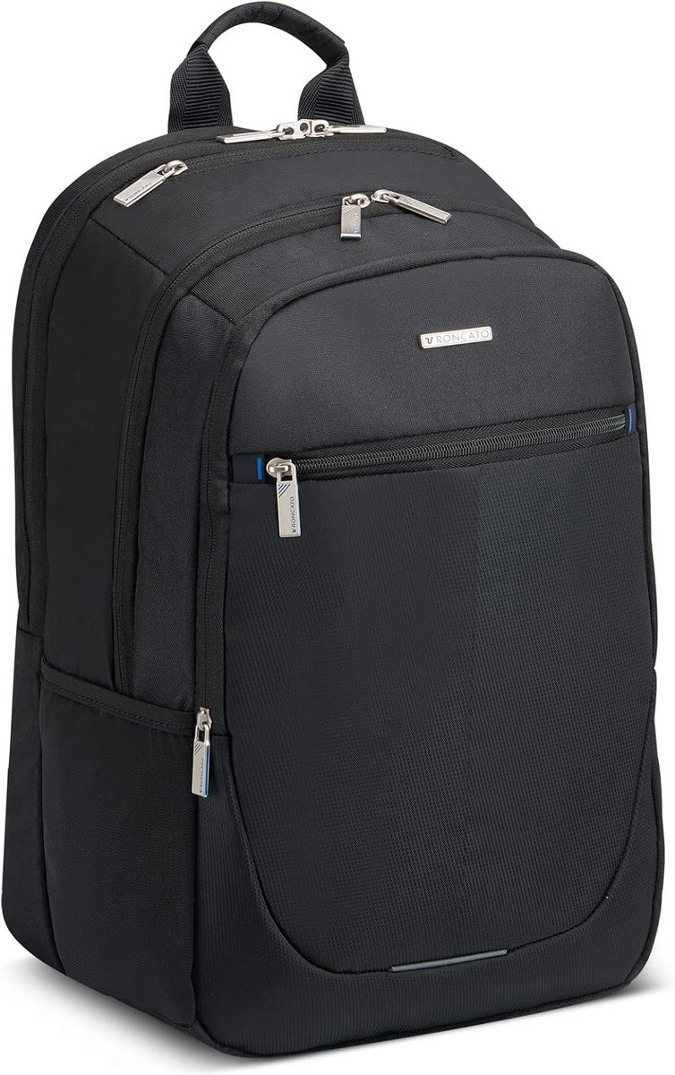 PC Rugzak 17 inch Zwart - Duurzame Business Laptop Tas voor Werk en School