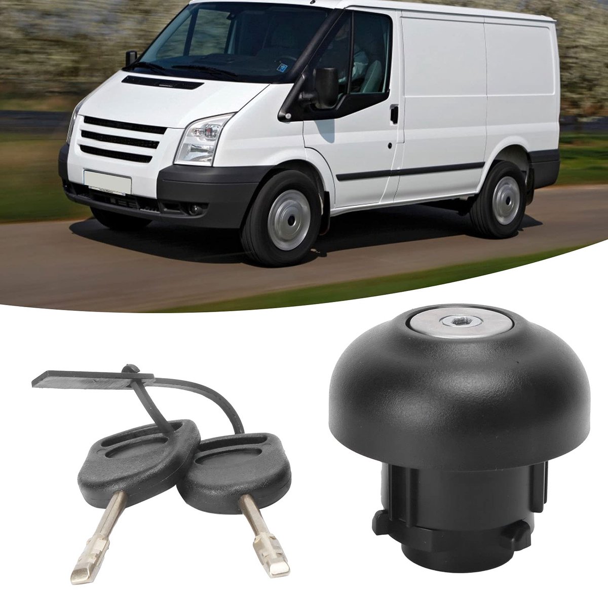 Brandstoftankdop - Vergrendelde Onderdeel - Vervanging voor FORD TRANSIT MK7 2006-2014