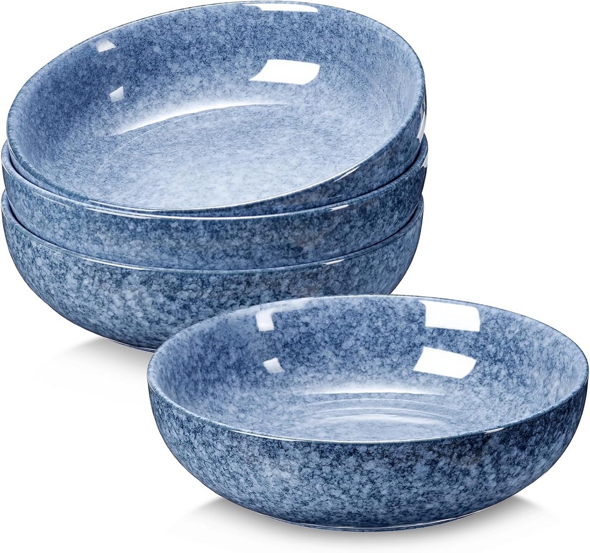 Set van 4 Keramische Slakommen Ø 21.5 cm Premium Porselein