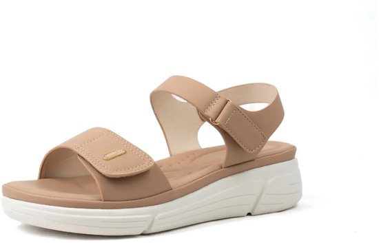 Verstelbare sandalen met brede neus H - model Mia