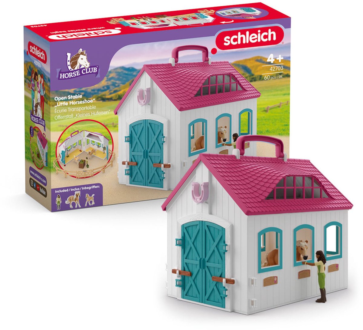 schleich HORSE CLUB - Open stal - 42703