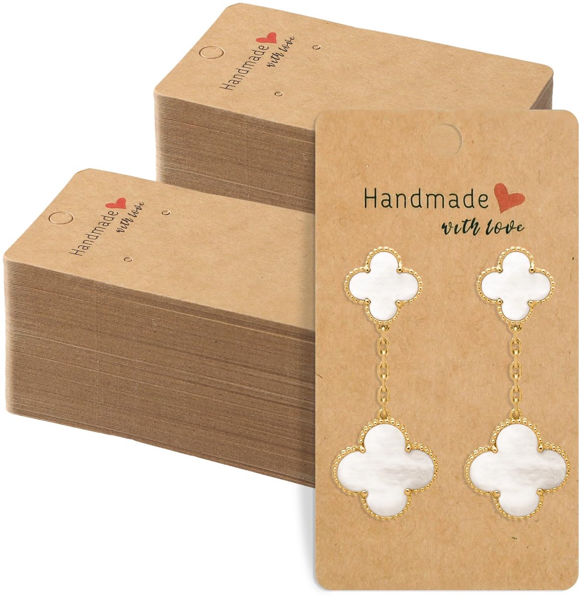Earring Display Cards - Hoogwaardige Karton - 5 x 9 cm