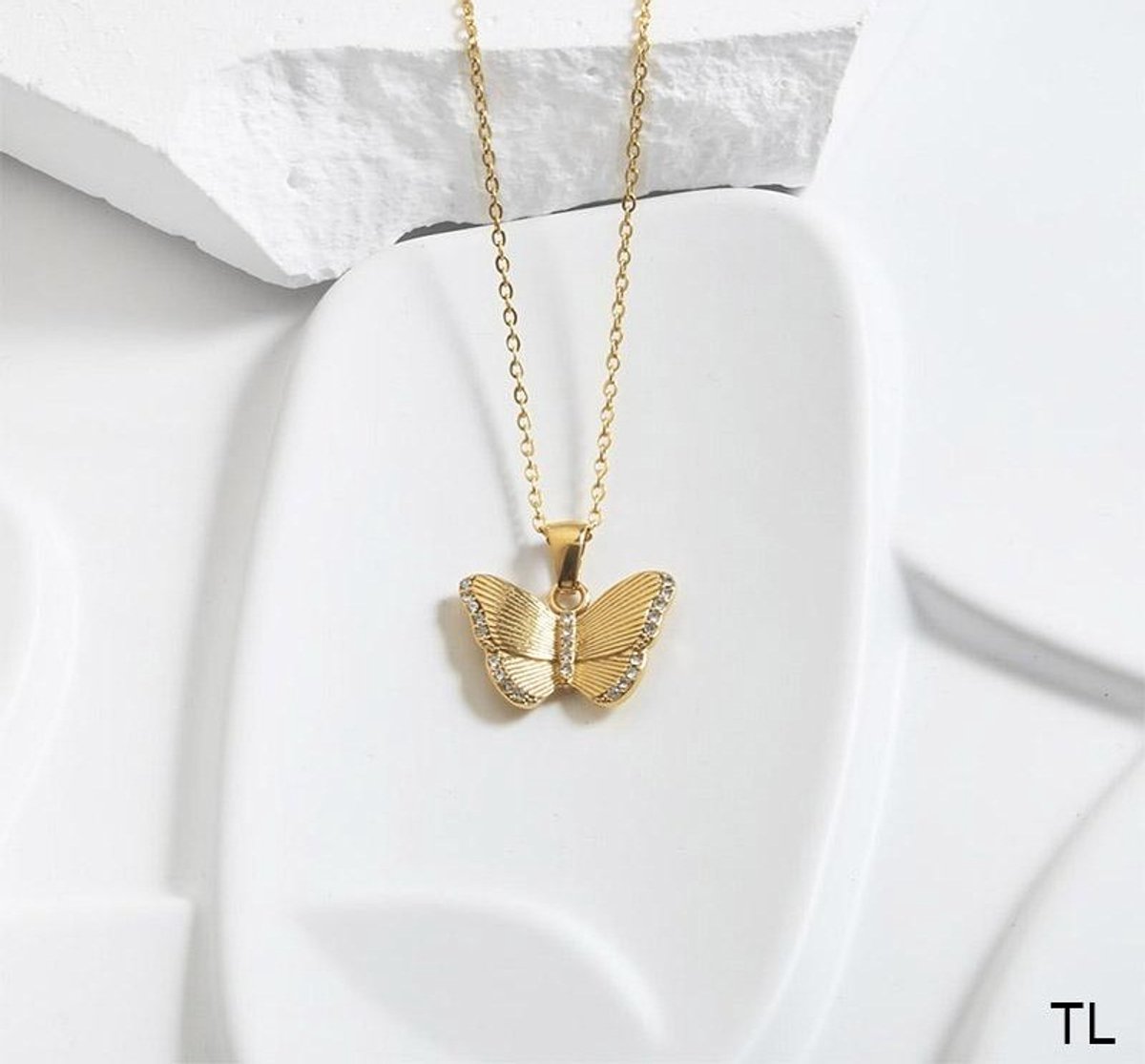 Ketting Si Amor Sieraden NW1037-G Roestvrij Staal Kleur Goud
