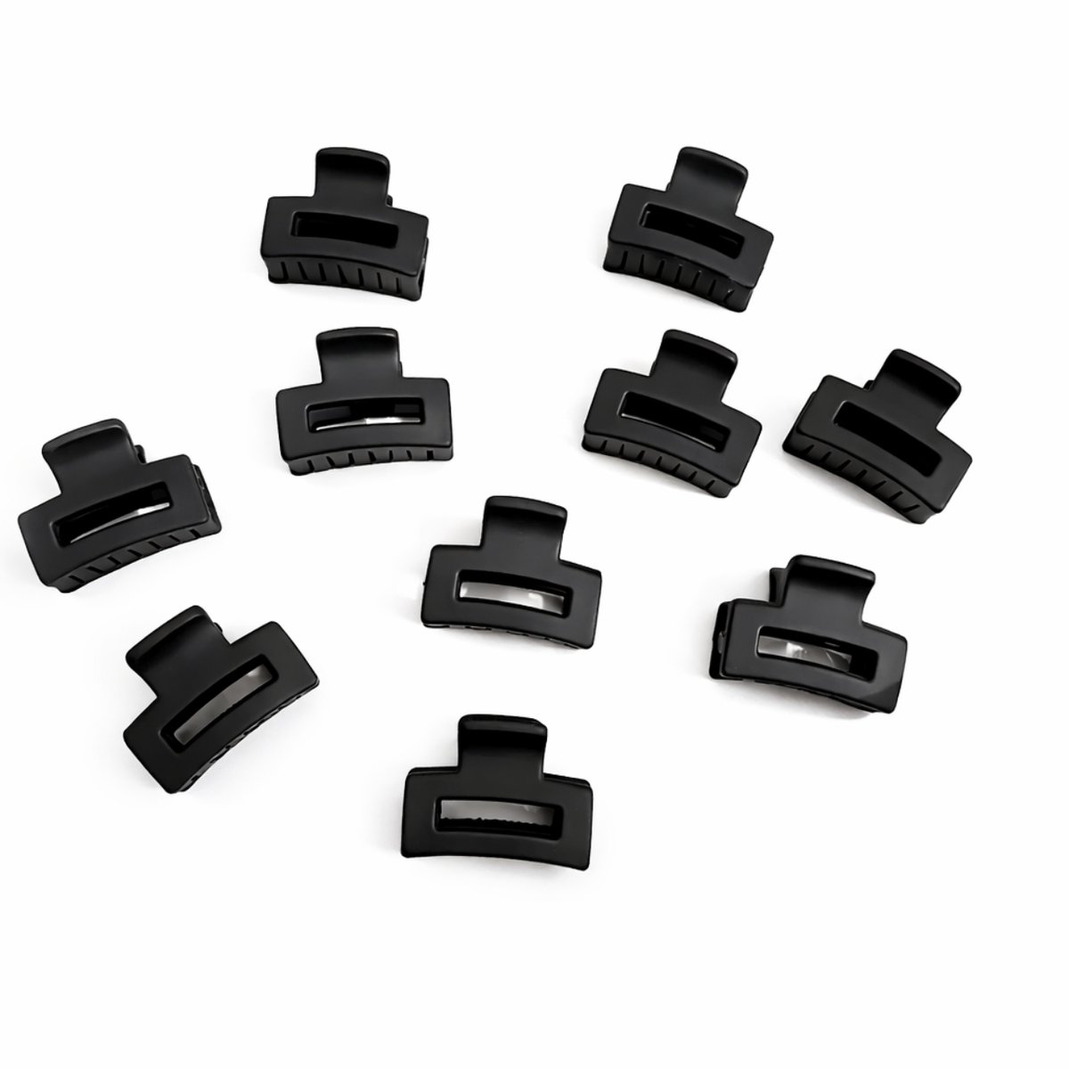 Vavida Mini Haarklemmen - Set 10 Stuks - Zwart - 2,5 cm - Kleine Haarclips - Cadeauverpakking