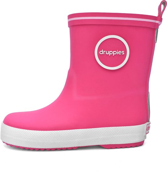 Druppies Regenlaarzen Kinderen - Roze Rubber Laarzen - Meisjes - Jongens - Fashion - Maat 31