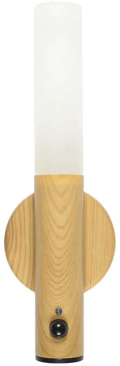 Home deco factory Nachtlamp / wandlamp - portable - kunststof - oplaadbaar - 18 cm