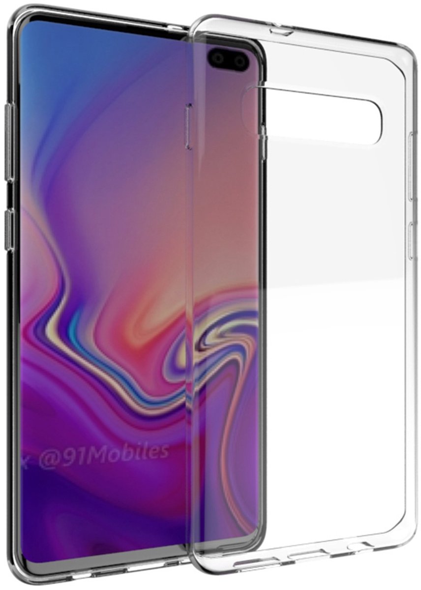 Accezz Hoesje - Geschikt voor Samsung Galaxy S10 Plus - Clear Backcover - Transparant