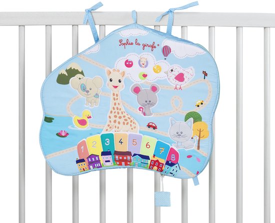 Sophie de giraf Touch & Play Bord - Interactief Baby Activiteitenbord met Dierengeluiden, Melodieën en Verschillende Speelopties, Stimuleert Zintuigen en Motoriek vanaf ±3 maanden van Sophie de Giraf. — afbeelding 3