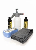 Autofresh - Auto Was Set - Druk spuit - Handpomp - Foam gun - Snow foam - 2x 500 ml Shampoo - Spons -Microvezeldoek - All in One Ultimate Cleaning Bundle.