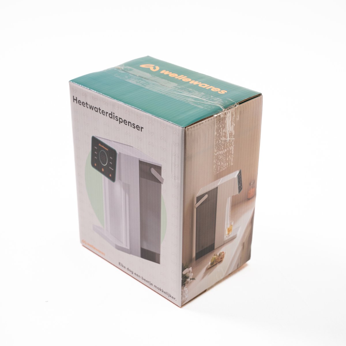 Wellewares - Heetwaterdispenser - Waterkoker - 6 Temperaturen 25-100°C - 8 Hoeveelheden - 3 Liter - Instant Heetwatertap - Touchscreen - Wit — afbeelding 6