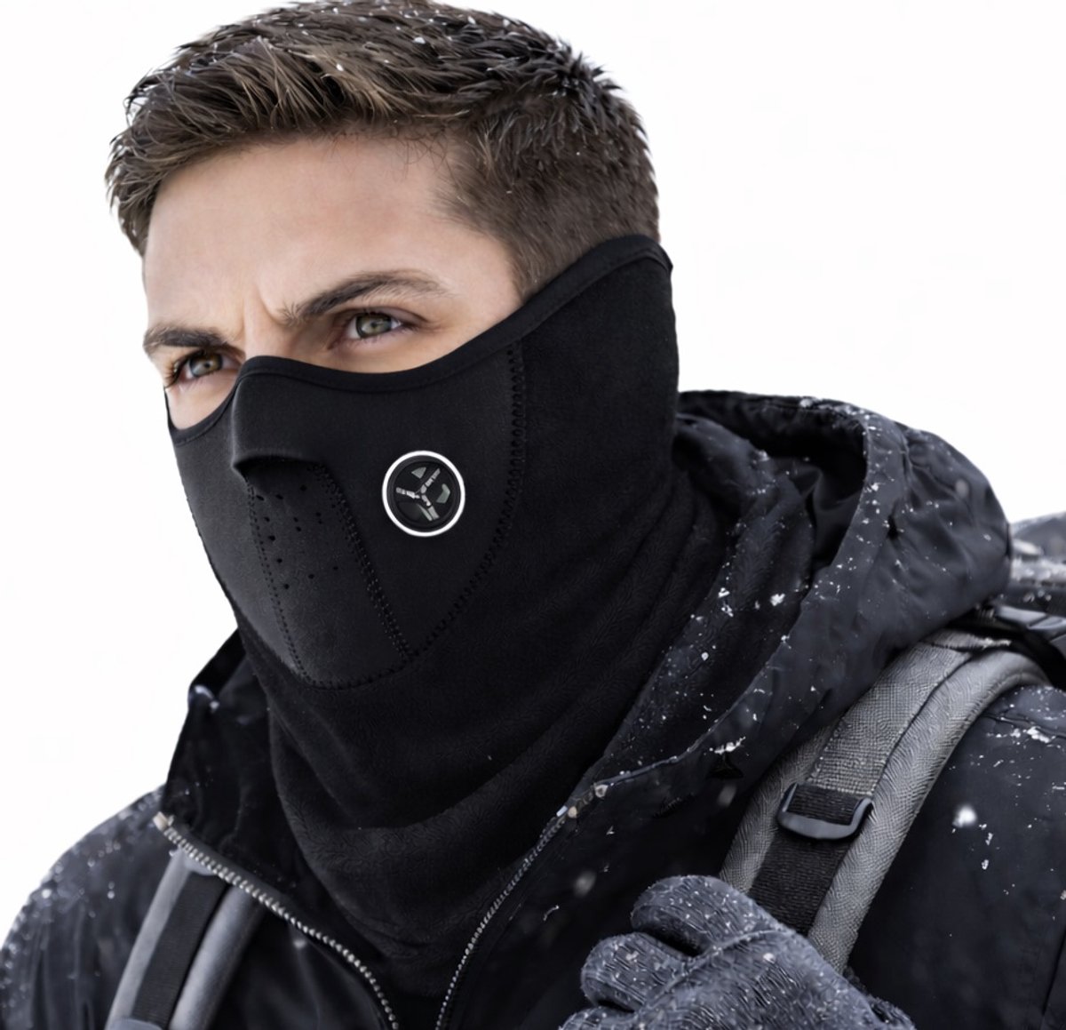 Multiuse Fleece Bivakmuts I Bandana I Nekwarmer I Bivak I Gezichtsmasker I Motormuts I I Motormasker I Wind & Stofdicht I Zwart