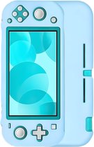 Xainy – PVC hard case hoesje blauw geschikt voor Nintendo Switch lite | Switch-games accessoires | beschermhoesje / cover hoes voor de Nintendo Switch consoles & joy con | excl. screen protector
