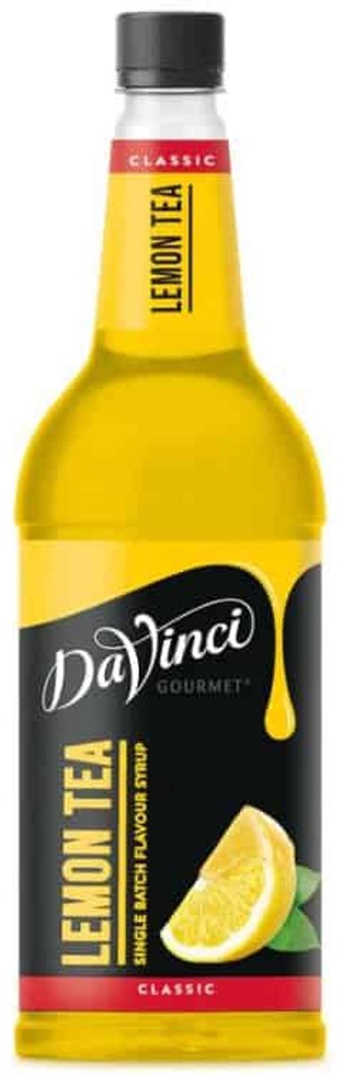 DaVinci Gourmet Lemon Tea Siroop 1 Liter voor Thee- Cocktails