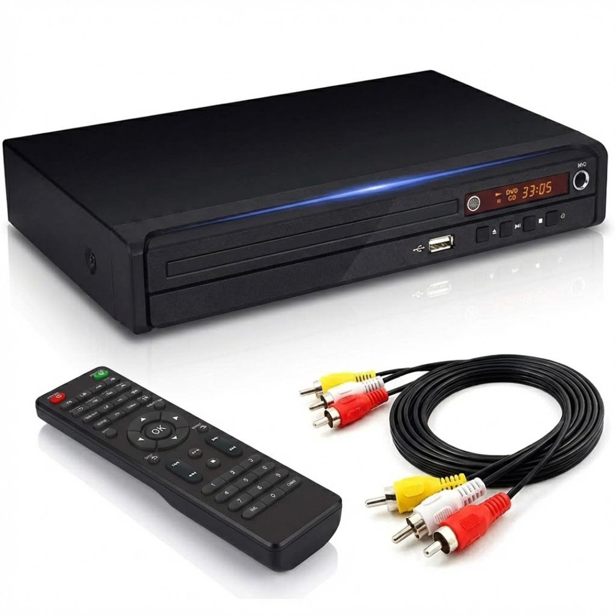 NBAP® DVD Speler met HDMI - Blu Ray Spelers - Externe DVVD Speler - Zwart