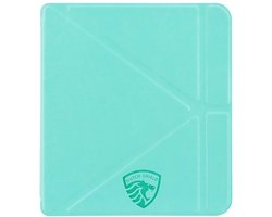 Origami Sleepcover Geschikt voor Tolino Vision 6 Hoes Cover Mint Groen *