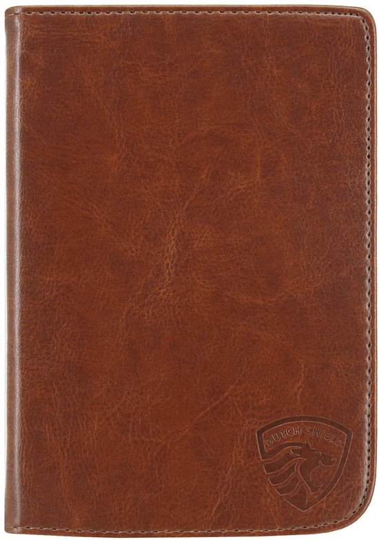 Luxe Hoesje Geschikt voor Pocketbook Touch HD 3 Hoes Cover Cognac Bruin van Luxe — afbeelding 3