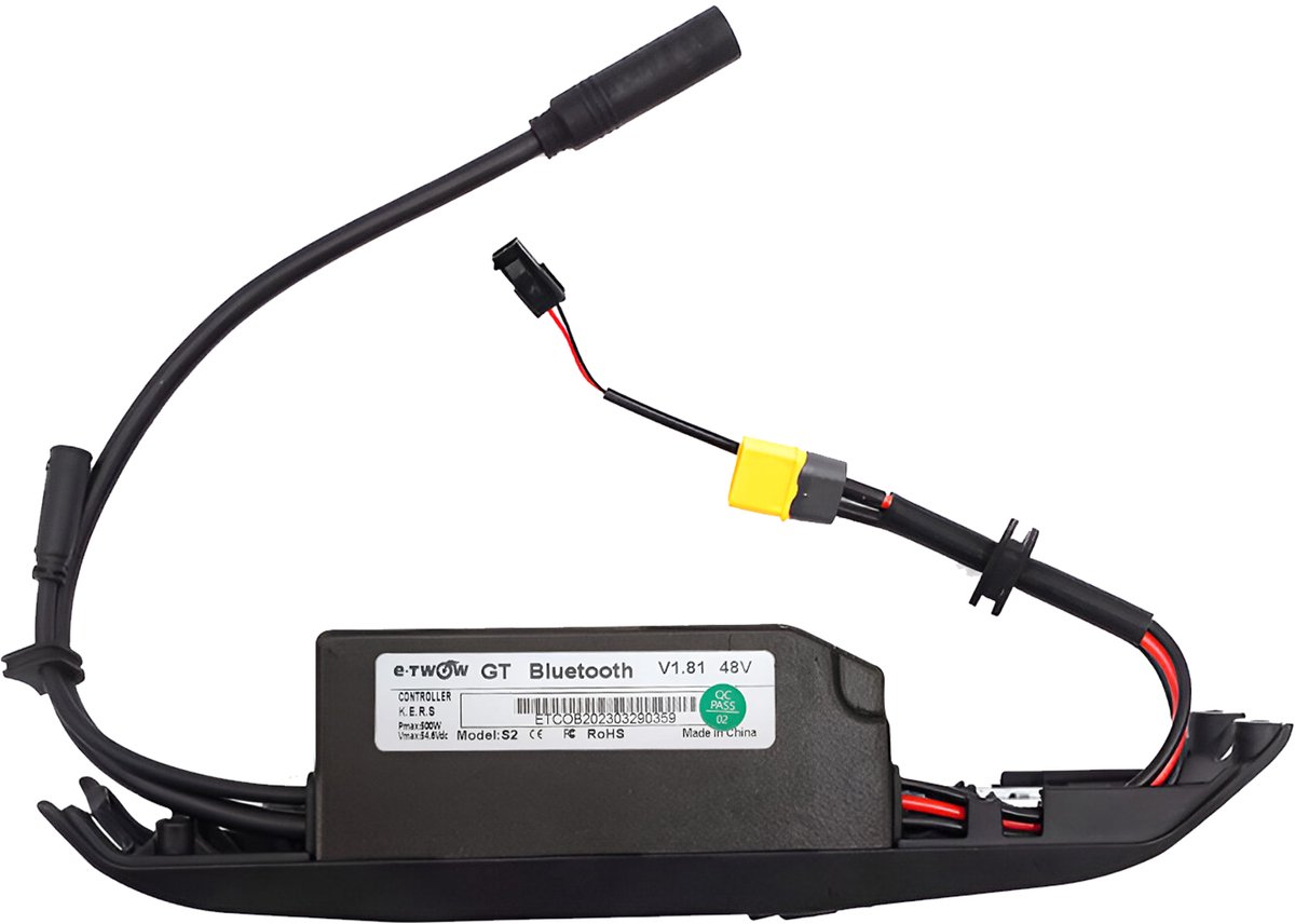 E-Twow, Vervangende controller voor E-Twow GT SE Bluetooth-step met radiator, Zwart