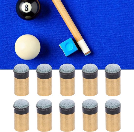 Pool Stick Tips - Cue Pole Tip Vervanging Set van 10 - 11mm - Biljart Accessoires van Merkloos — afbeelding 2