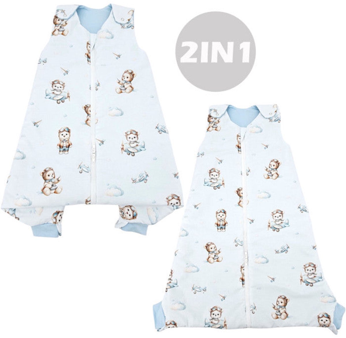 2-in-1 multifunctional baby sleeping bag PILOT BEAR