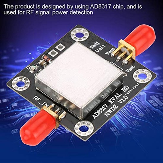 Ad8317 AD8317 Logaritmische Detector - 1M-10GHz - 60dB RF Vermogen Meter | bol