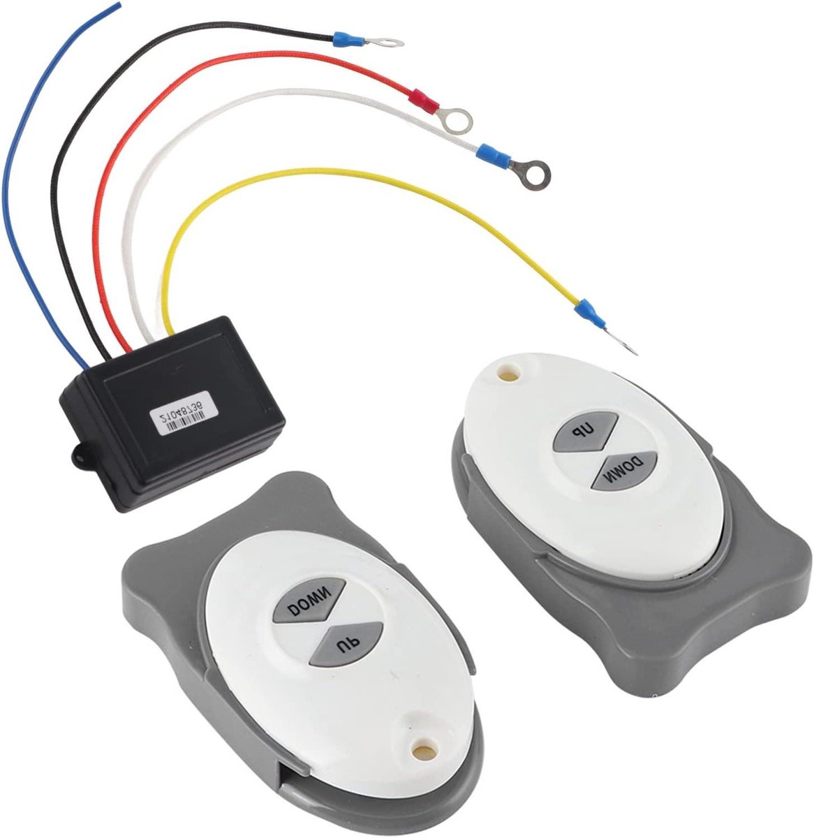 Allecto - Draadloze Lier Afstandsbediening - Anker Afstandsbediening - Waterdicht - Marine Boot - Lier Afstandsbediening Schakelaar - Trim Controller - 12v - Geschikt voor Allecto Modellen - Zwart