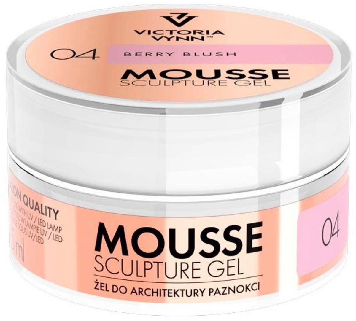 Victoria Vynn - Mousse Sculpture Gel - 04 Berry Blush - 50ml - Biab - Gel - Caramdia