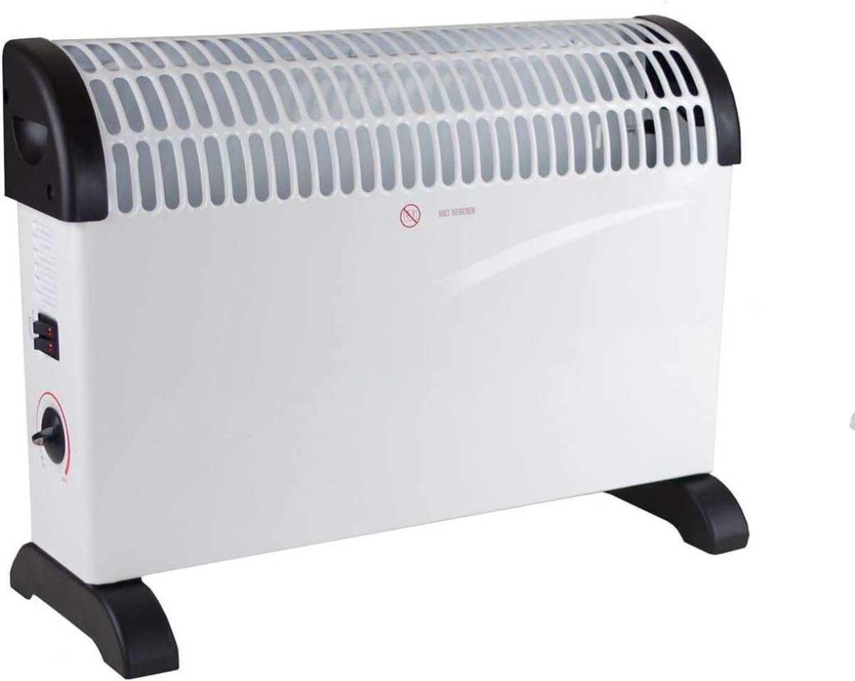 DnA® Straalkachel Elektrische - Straalkachel - Straalkachel Badkamer - Wit - 53cm x 20cm x 39cm