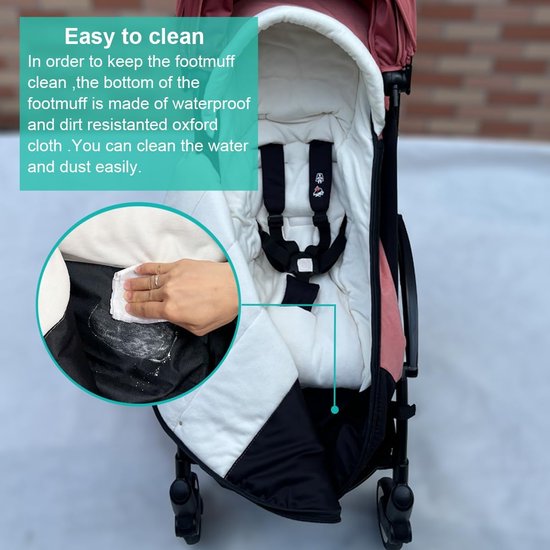 Universele Voetenzak voor Kinderwagen - Waterdicht en Warm voor Alle Seizoenen van Universele — afbeelding 2