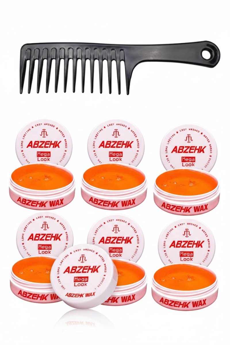 Abzehk Hair Wax Red Mega Look 150 ml - Voordeelverpakking 6 stuks