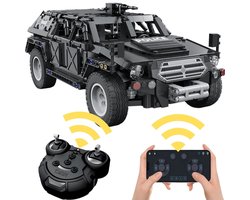 CaDA Bricks C51207W SWAT Terreinwagen Classic and Speed bouwset | Racing champions auto modelbouw | Educatief creator constructie speelgoed bouwpakketten voor kinderen & volwassenen | RC accu niet geschikt voor Lego | Technic bouwdoos 561 bouwstenen