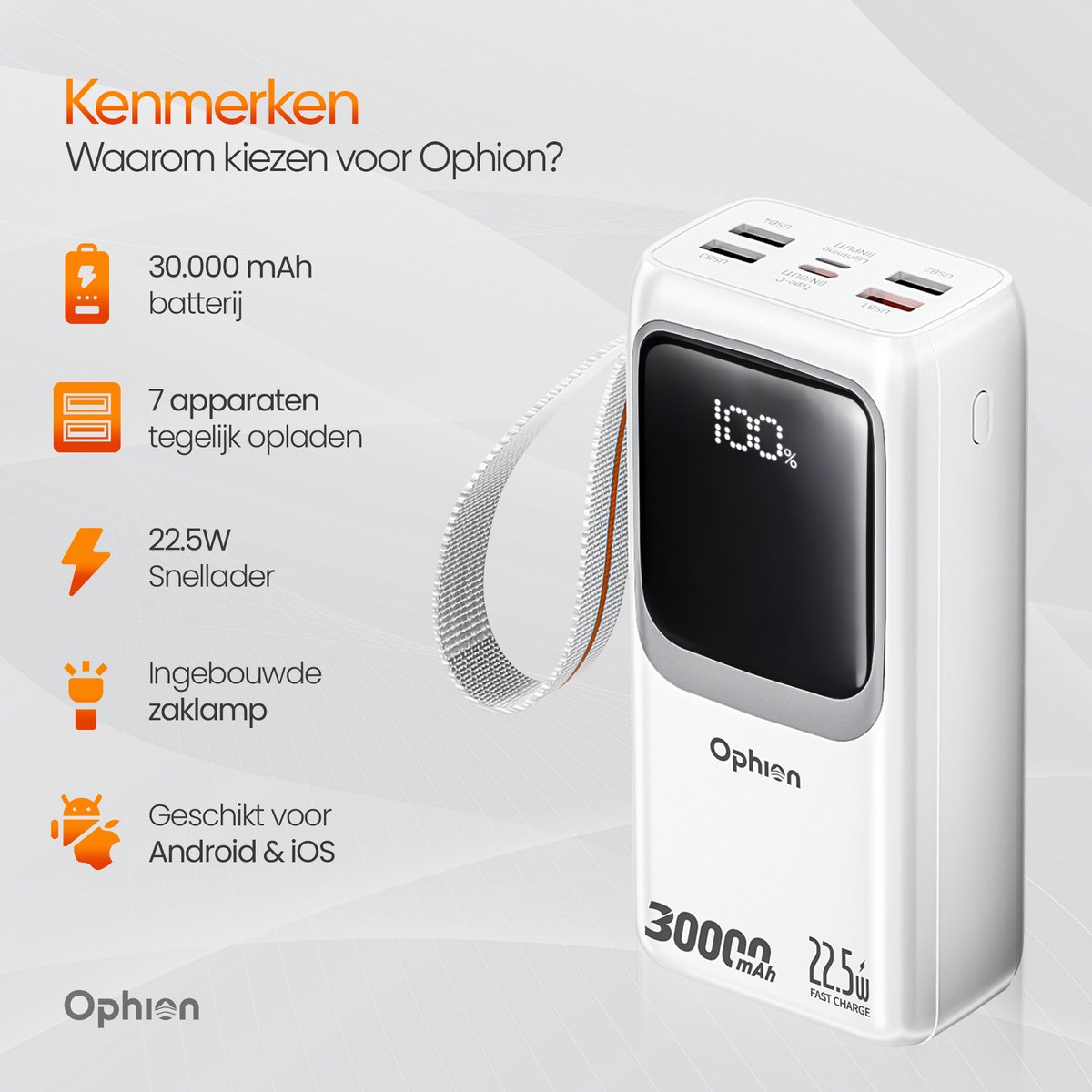 Ophion Ophion Ophion Powerbank PRO (EAN: 8721516256010) - afbeelding 3