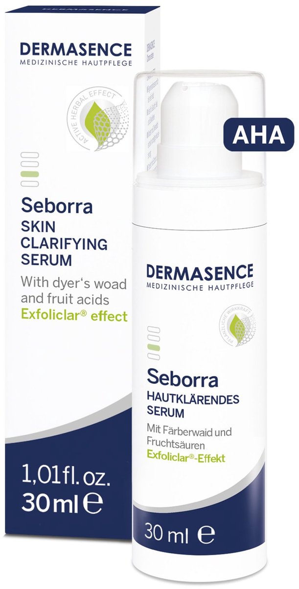 DERMASENCE Seborra hautklärendes Serum anti-irritativ und Hautbild verfeinernd, 30 ml Gel