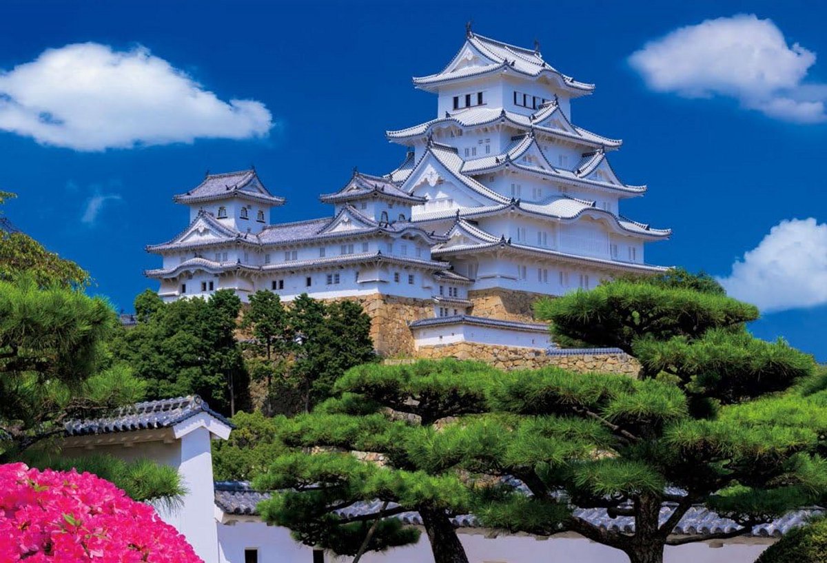 Puzzel 1000 Stukjes Werelderfgoed Kasteel van Himeji (49x72cm) - Uitdagend Legpuzzel