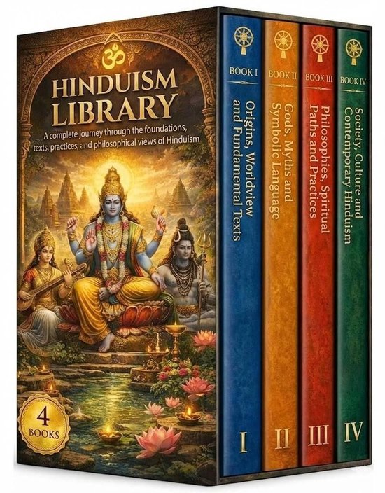 Hinduism Library - 4 Books - From the Vedas to the Bhagavad Gita: the ...