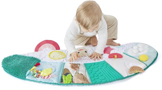 Sophie de Giraf Sensory Awakening Mat - Baby Speelmat met >16 Verschillende Texturen - Stimuleert Zintuigen, Tastzin en Motoriek - Veilig, Rolbaar en Draagbaar - Geschikt voor Baby’s Vanaf 10 Maanden van Sophie de Giraf. — afbeelding 3