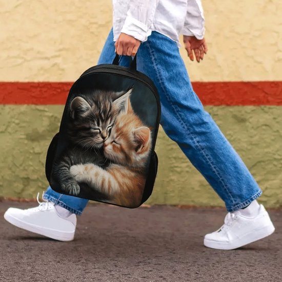 Konges Slojd Juno kitty rugtas roze met poesje Konges Slojd Juno kitty rugtas roze met poesje