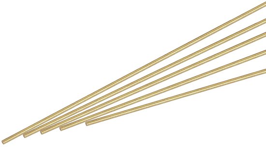 Messing zeskant staaf 4,0 mm - De Hobby Specialist