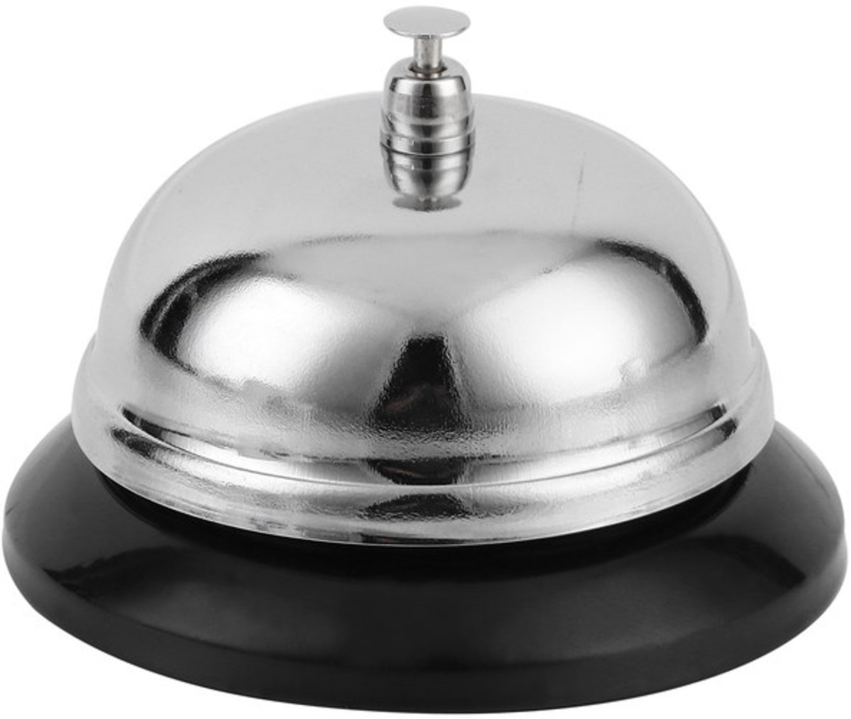 Skynzor - Winkel Bel - Tafel Bel - Hotel Reception Bell - Tafelbel - Hotelbel - Receptiebel - Reception Bell - Table Bell - Balie Bel Bel - Tafelbellen - Service Bel - Desk Bell - Rvs - Zilver - voor Restaurant, Hotel, Receptie