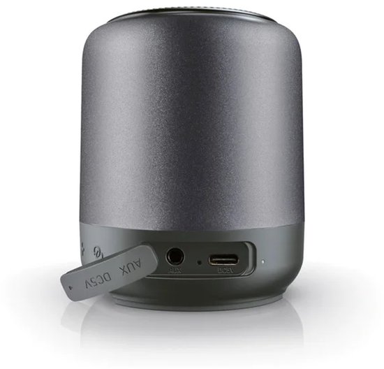 SILVERCREST® Mini Bluetooth® speaker - Portable speaker - Uitgangsvermogen: 1x 6 W RMS - Afspeeltijd: tot 15 uur - Bluetooth: v5.3 - Bluetooth® actieradius: tot 10 m - Zilver van SILVERCREST — afbeelding 3