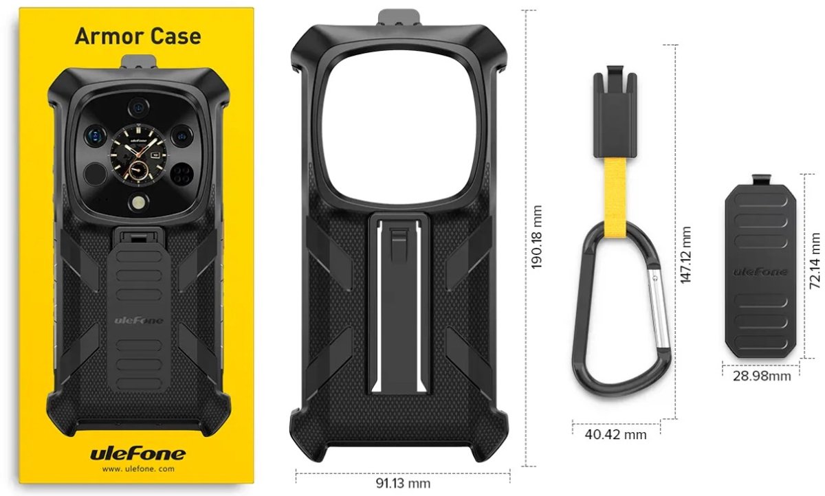 Ulefone Power Armor 28/28T Multifunctional Case Black