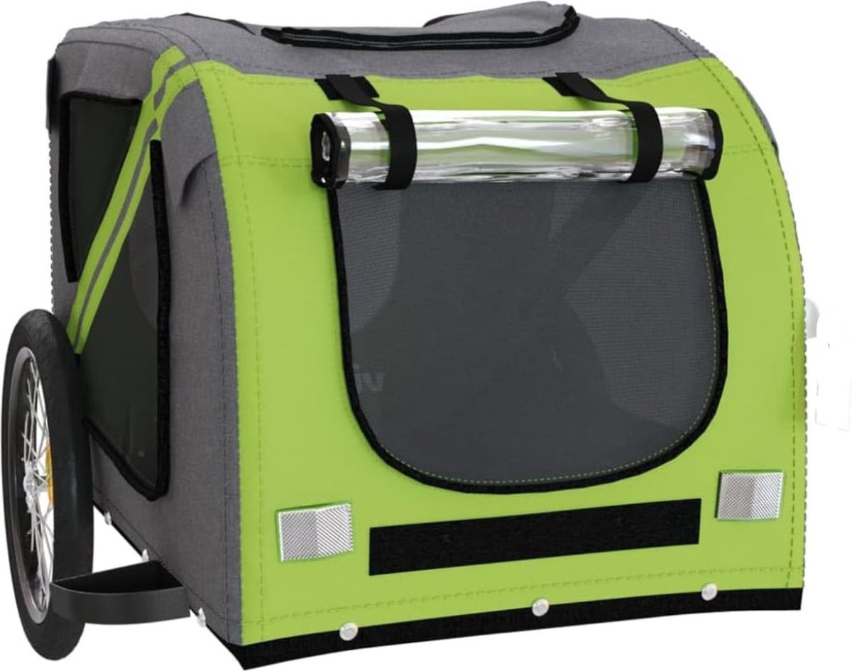 Thuys – Hondenfietskar Opvouwbaar – Fietskar Voor Honden – Hondenbuggy – 134 x 69 x 74cm – Greon