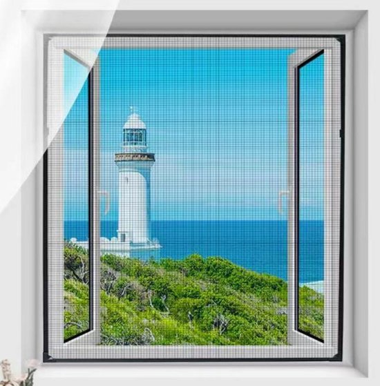Magnetisch Raamhor 140×160 cm (zelfklevend, geen boren)