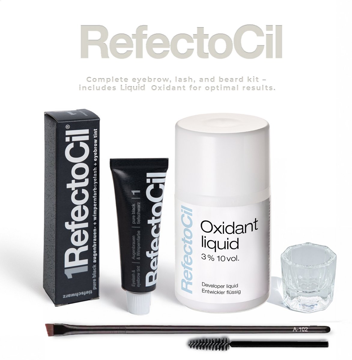 Goedkoopste Refectocil Wimper & Wenkbrauw Verf Kit - 1 Zwart