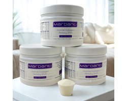 3 Maanden | Peptan Collageen Poeder met Vitamine C, Biotine, Hyaluronzuur, Zink, Koper & Riboflavine - Gehydrolyseerd Viscollageen Type 1 - 3 Maanden Kuur - Premium Collageen Hydrolysaat - Aardbei