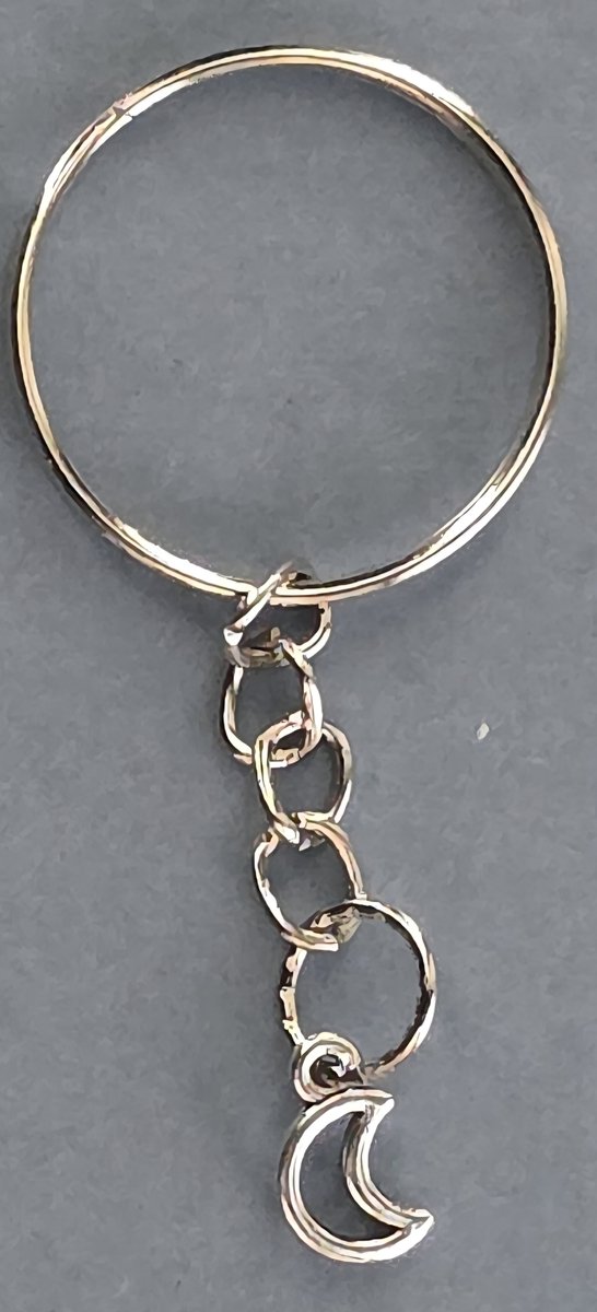 maan sleutelhanger