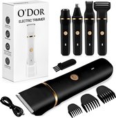 Bol.com O’dor 5-in-1 Trimmer voor Mannen en Vrouwen – Ladyshave Bikinitrimmer Bodygroomer Neustrimmer & Precisietrimmer – Oplaad... aanbieding