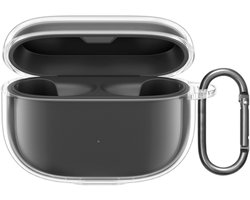 kwmobile Earphones Case for Jabra Elite 8 Active Case - Clear TPU Silicone Earbuds Cover - Transparent